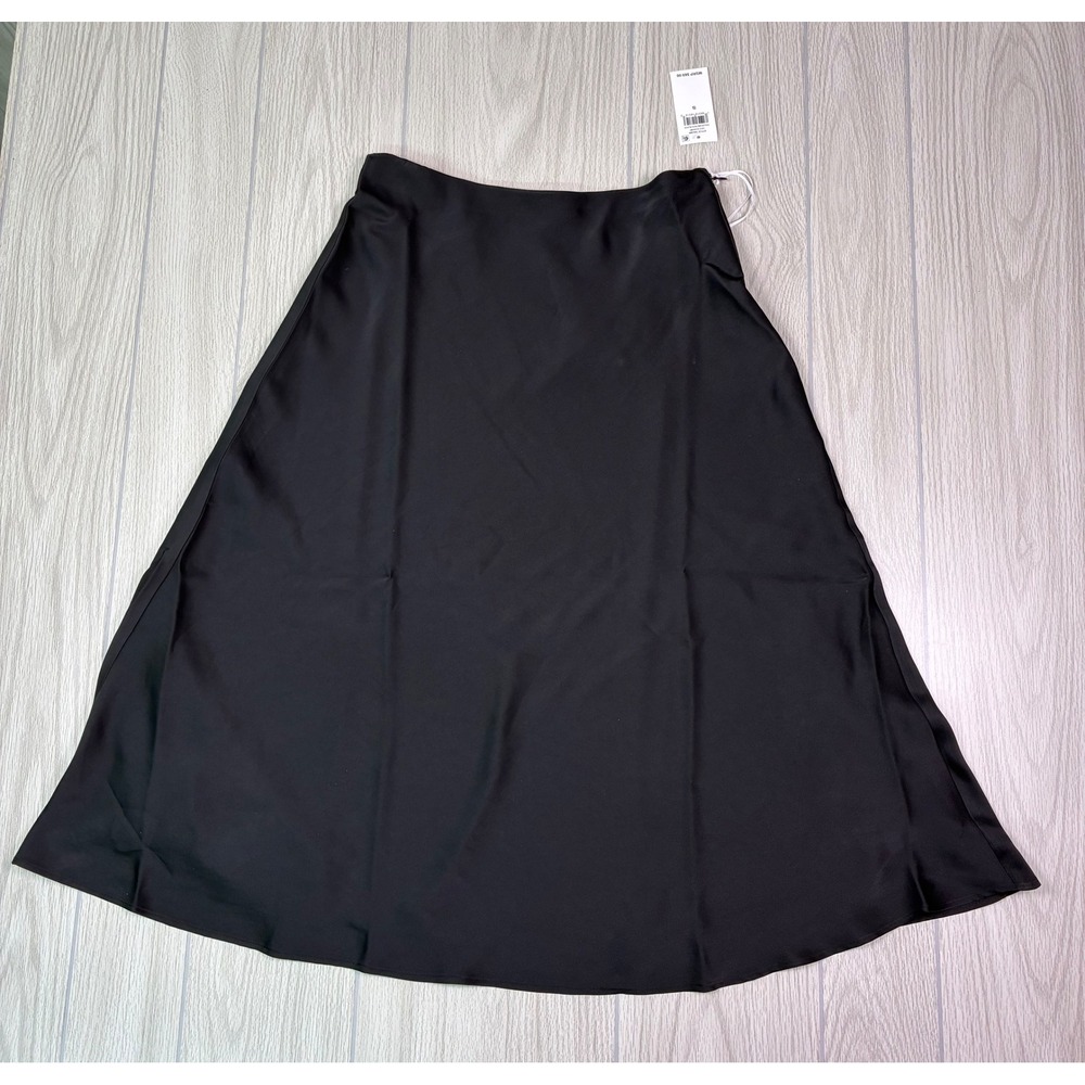 CeCe Academy Women's Black A-Line Midi Skirt Size S Style 7054409‎